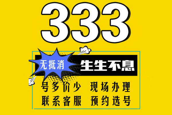 东明157、152开头尾号333手机靓号